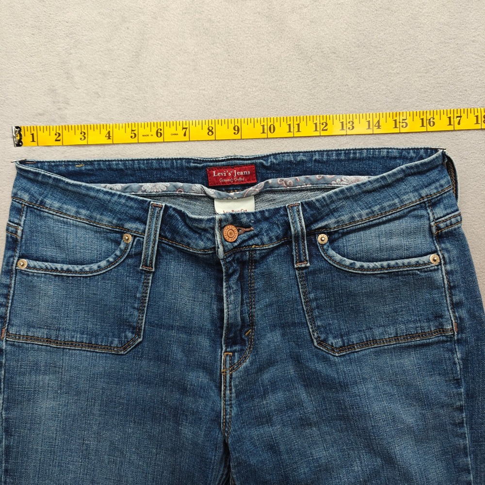 Levi's 545 Jeans Womens 10M Low Bootcut Medium Wash Denim Country Western Casual - Picture 4 of 14